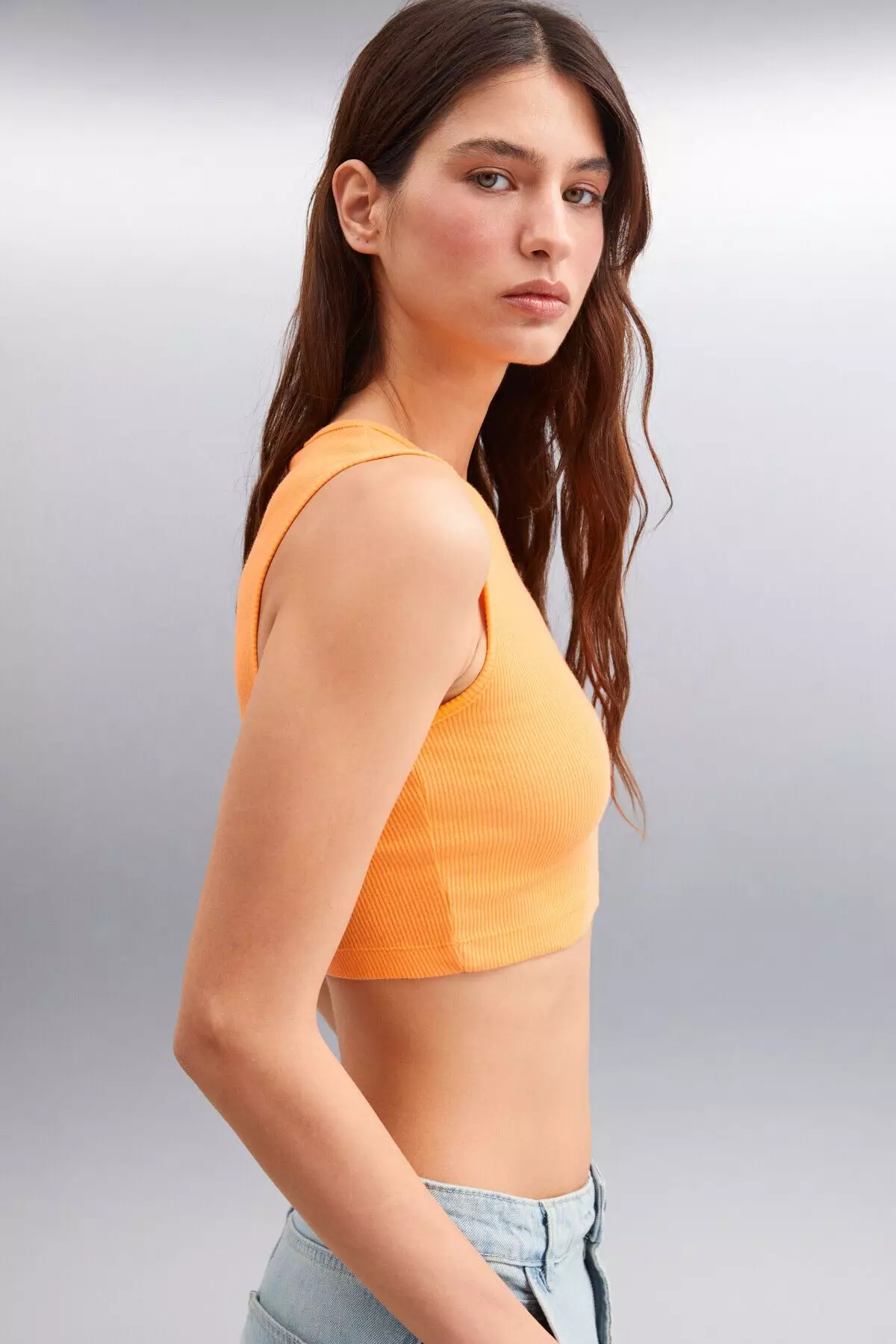 Ribbed Cropped Top