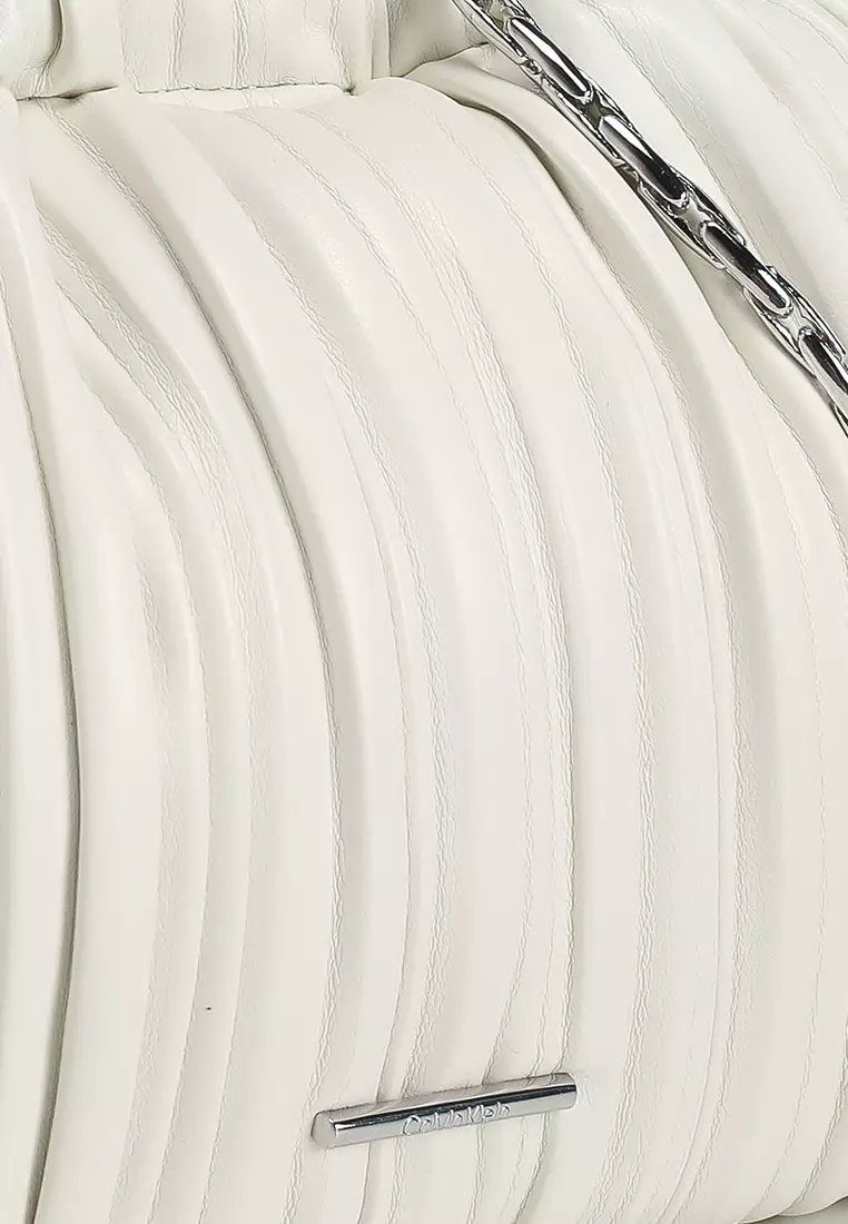 Drawstring Plisse Crossbody Bag - Calvin Klein Accessories