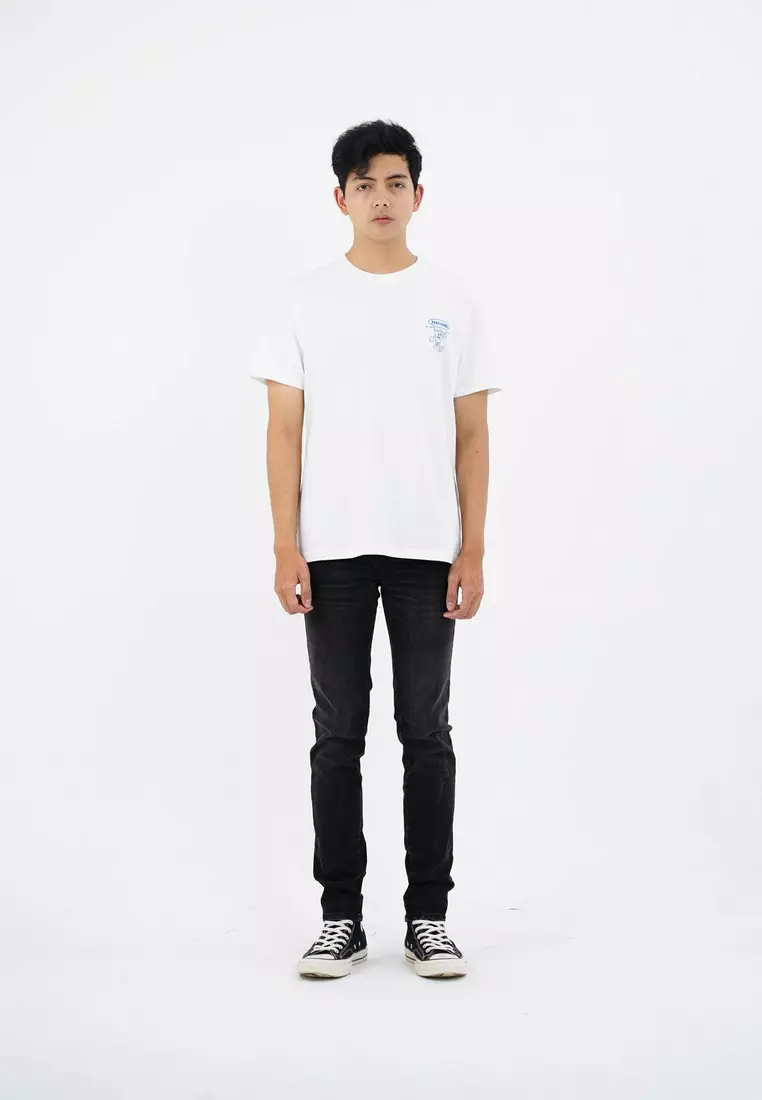 3Second Men's T-Shirt Short Sleeve Regular Fit Cotton Alpha OL-C220425