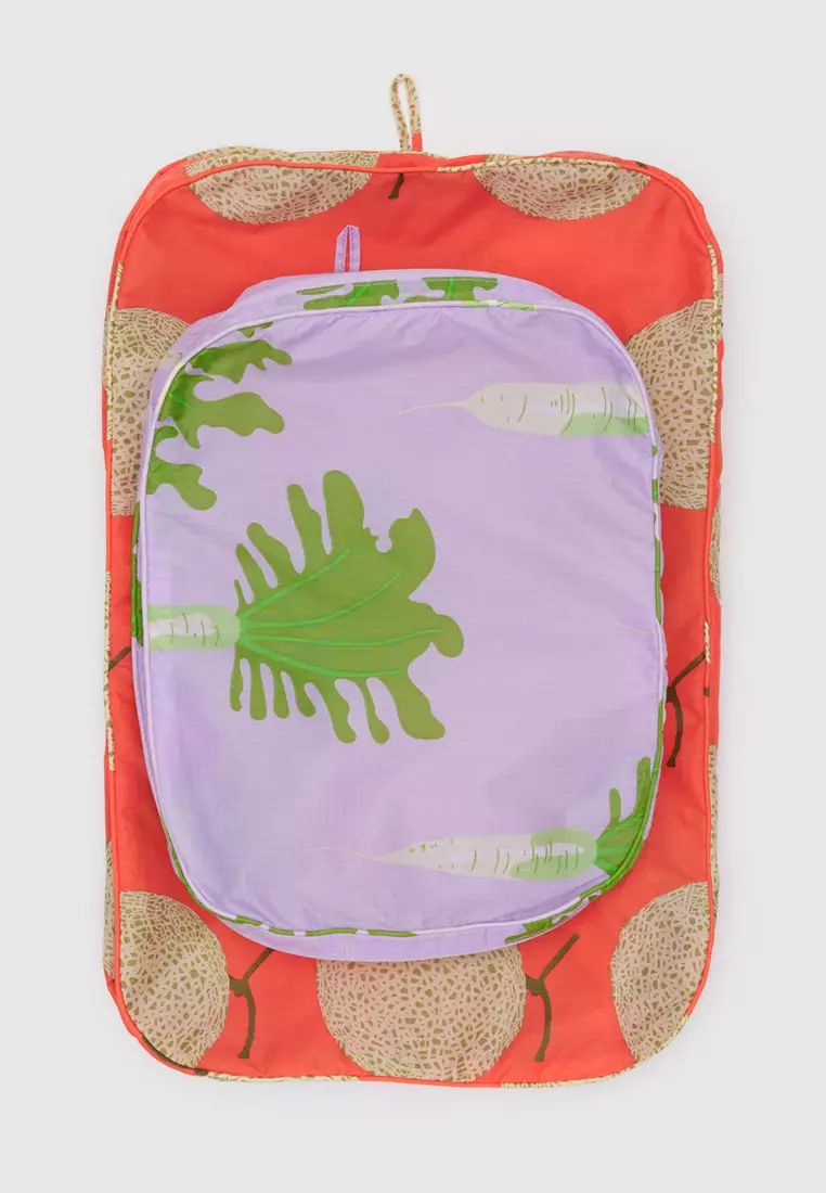 BAGGU - Large Packing Cube Set - Japanese Produce