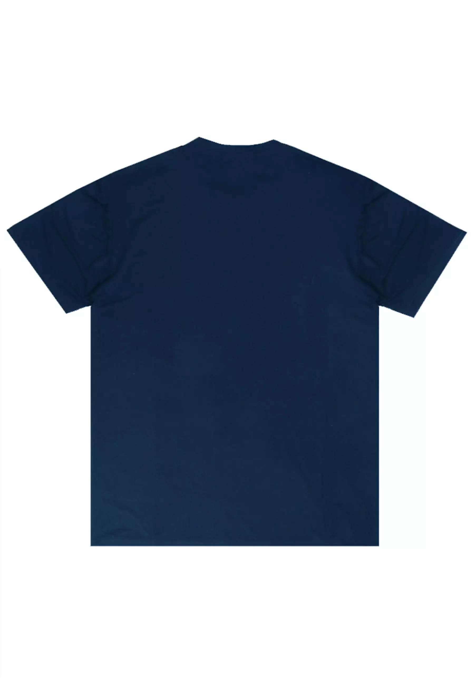 MTU30 kaos couple pasangan keren wanita lengan pendek "heart scribble" navy