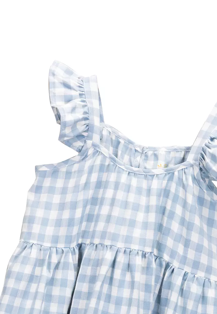 MOVE - Rio Checkered Ruffle Dress