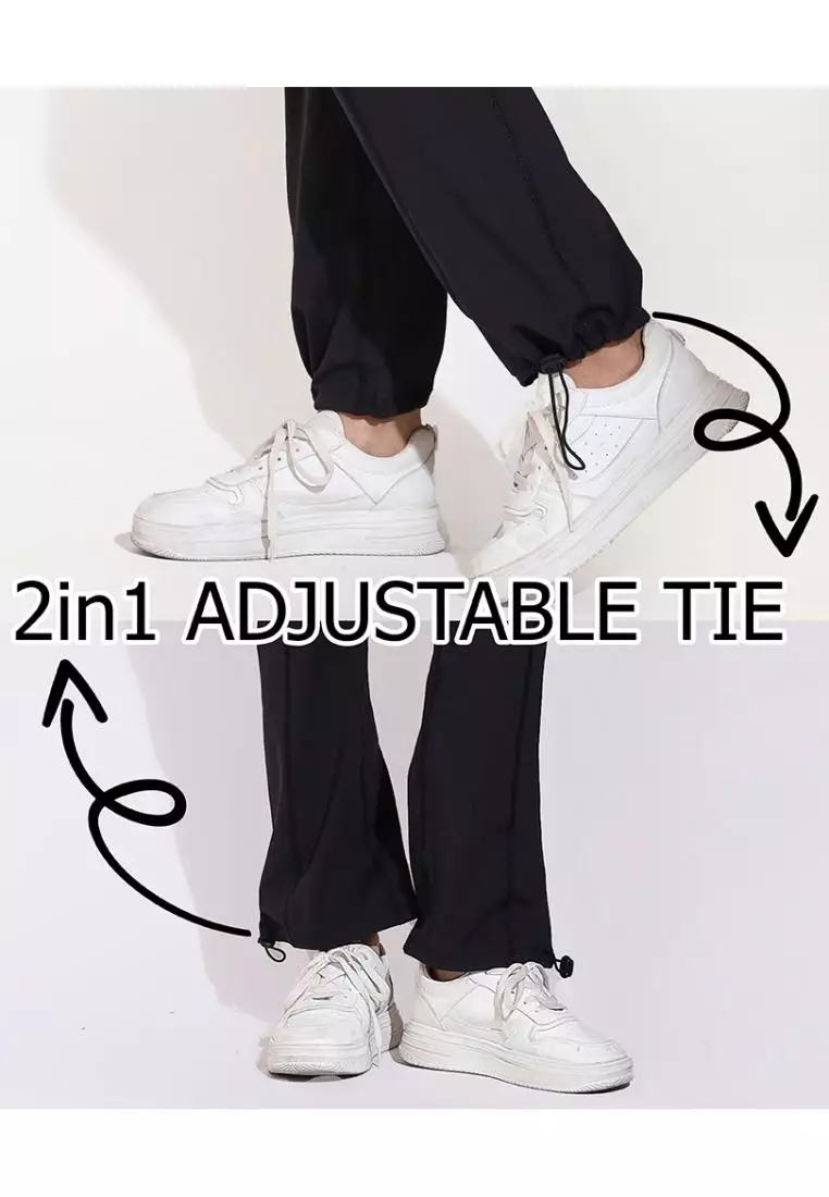 Fitwear - Legging Jogger Olahraga Wanita LINDA 2IN1 ANKLE SERUT - BRICK DRYFIT 2POCKET