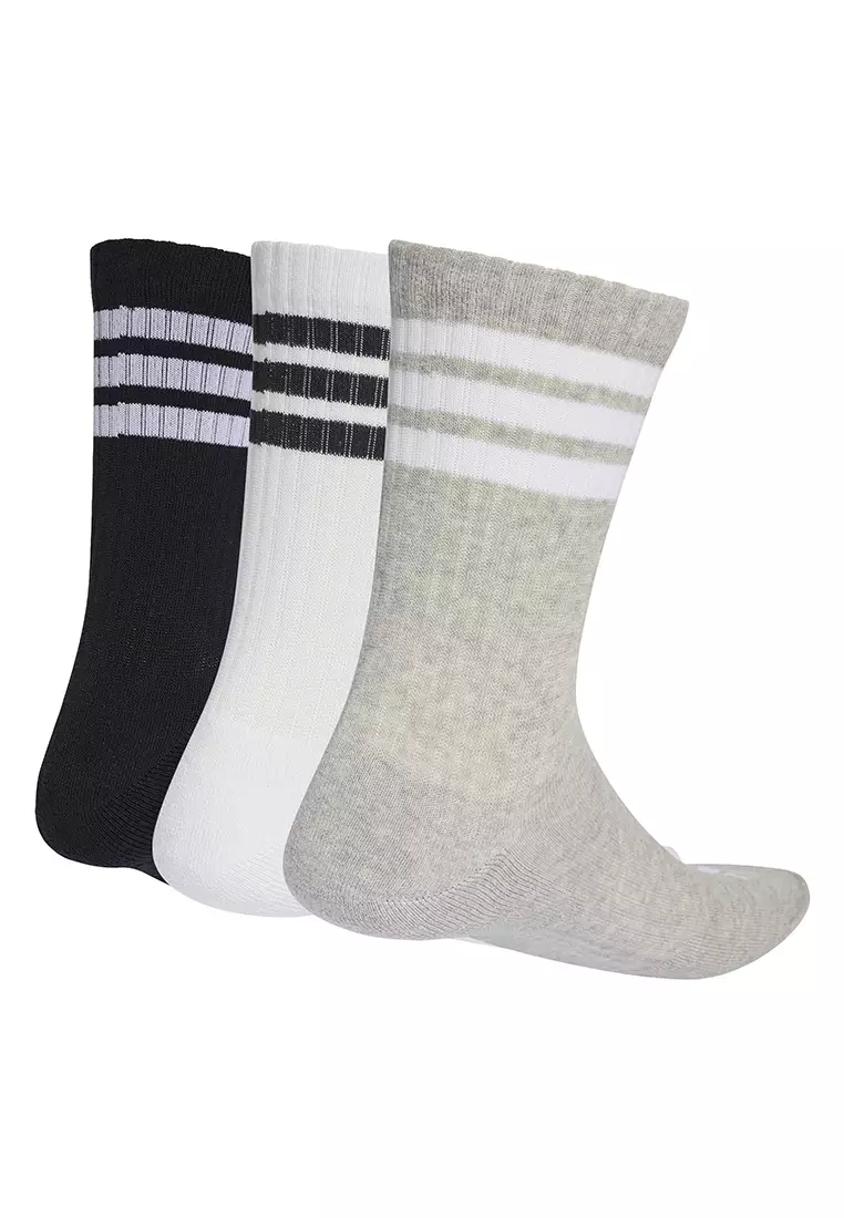 3-Stripes Cushioned Sportswear Crew Socks 3-Pair Pack
