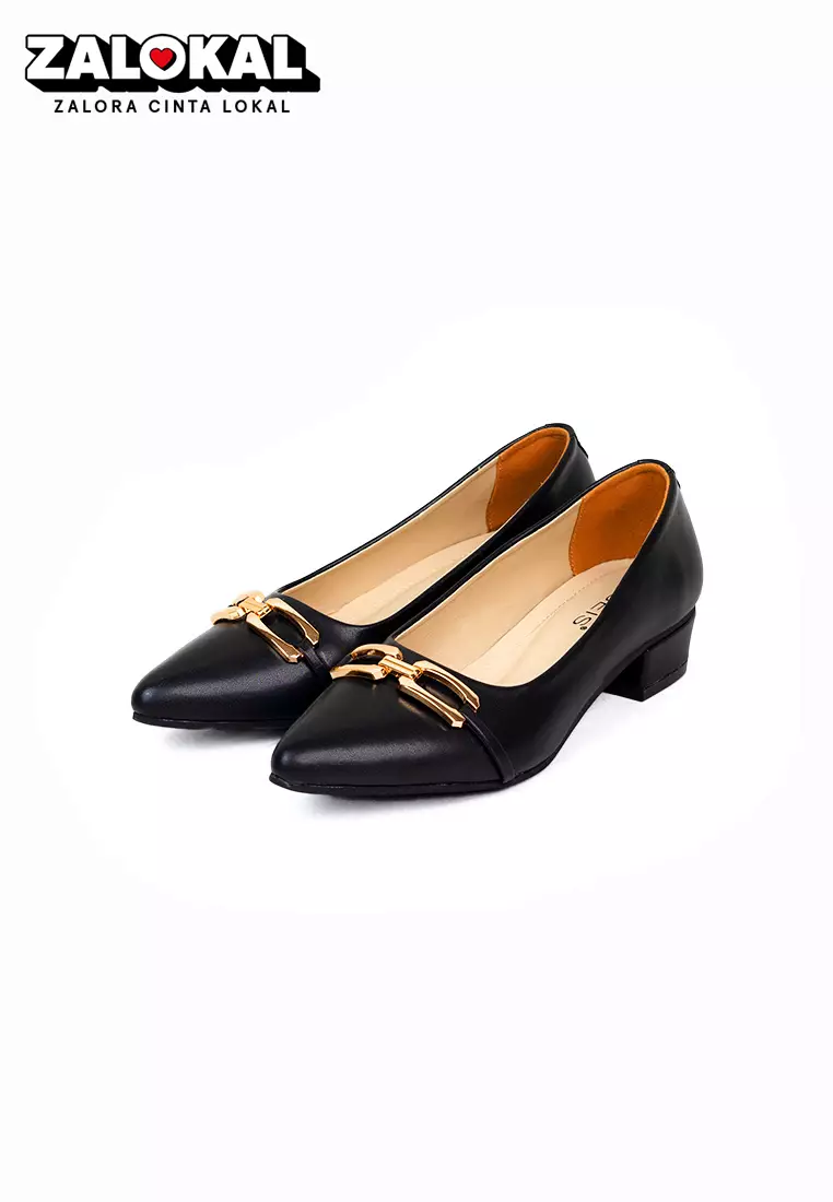 SEIS Alora Pantofel Wanita | Sepatu Heels Wanita Hak 3 cm