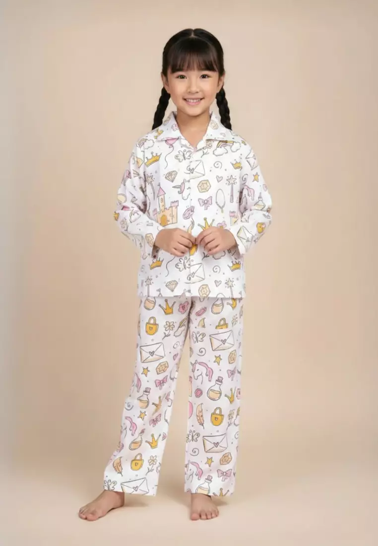 Baby and Kids Pajama Nightsuit Set- Cutey Bunny main image 1