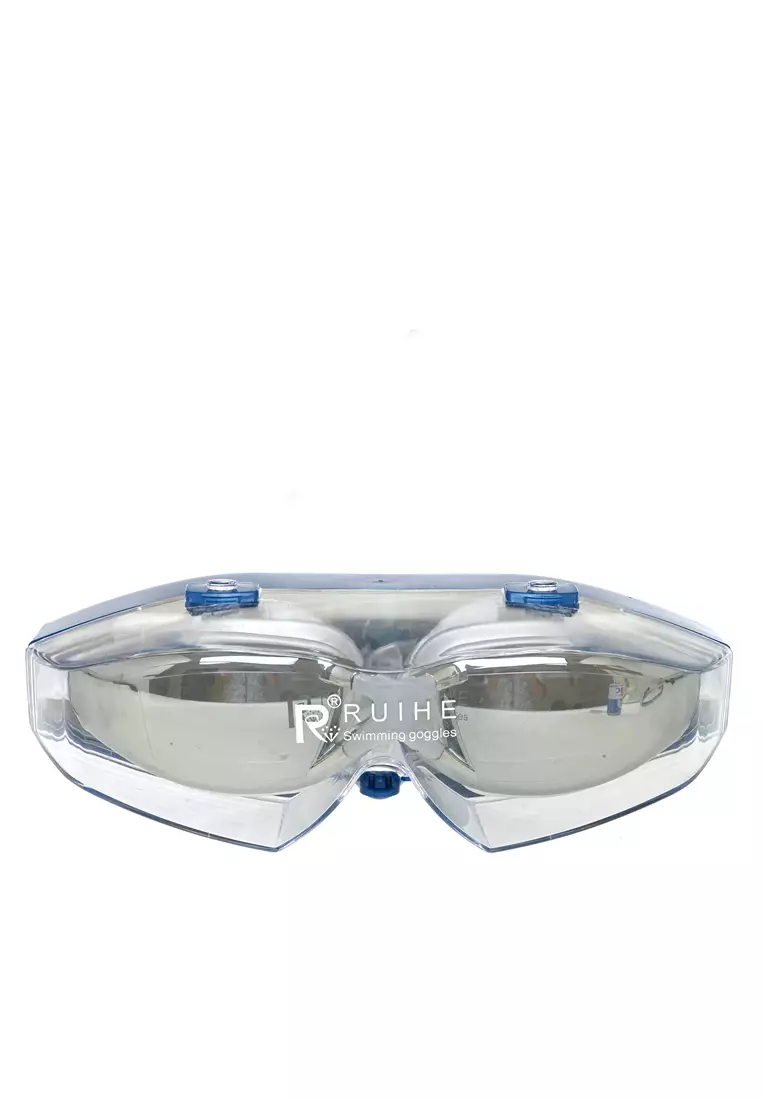 Qanic Kacamata Renang Anti Fog UV Protection Dewasa Perfect Design Lens Material PC ORIGINAL - Gray