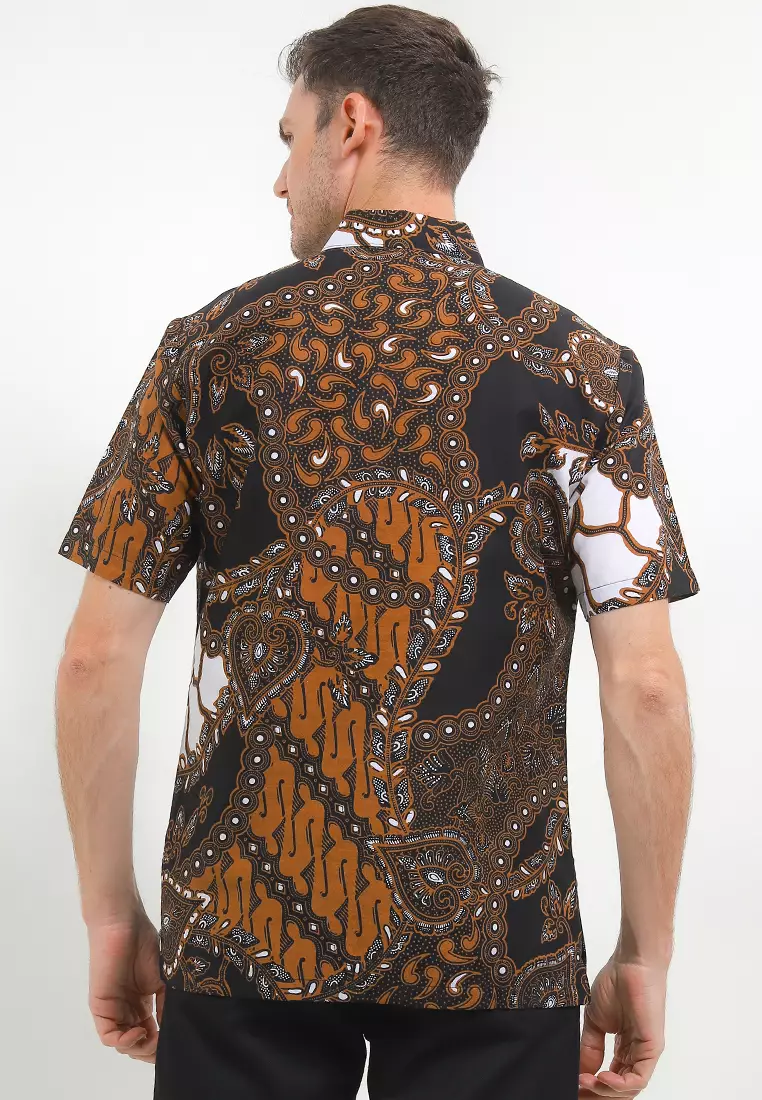 Hem Body Fit Batik Sawat Batu Alam