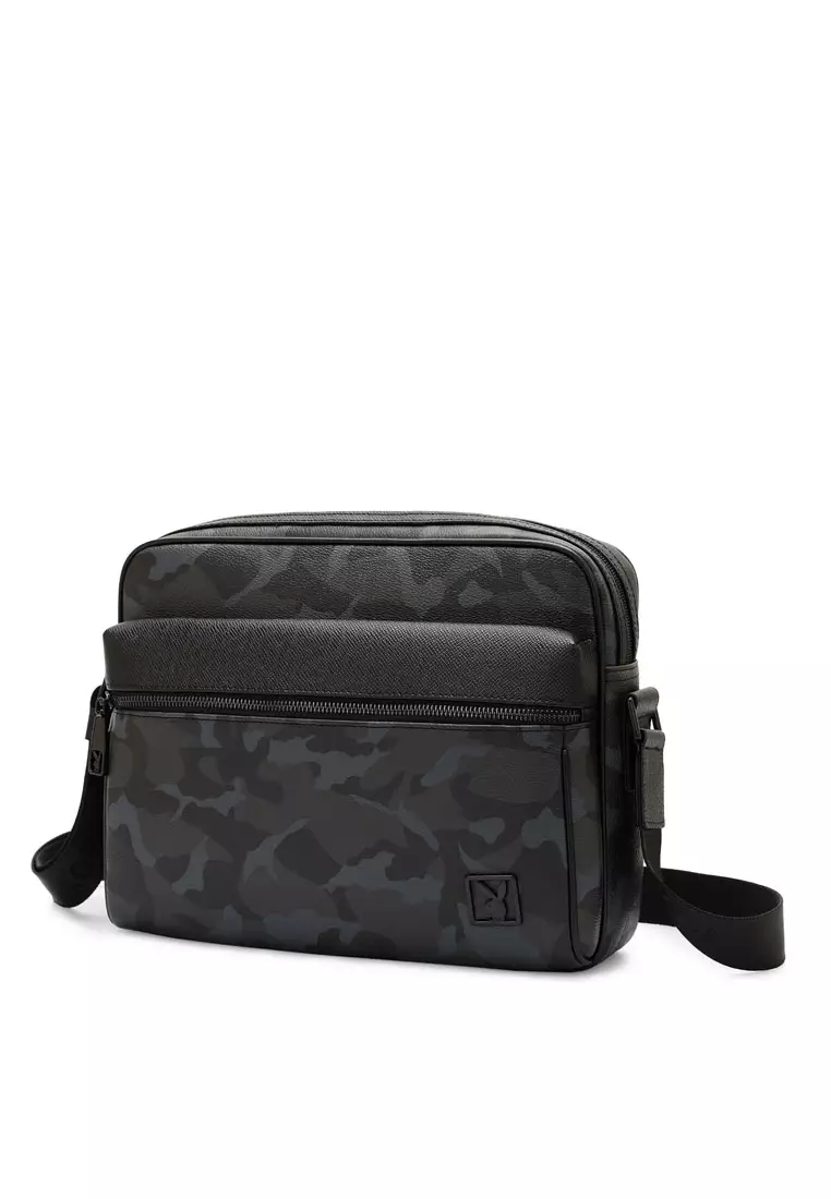 Playboy Half RH Mesh Mens Sling Bag Black