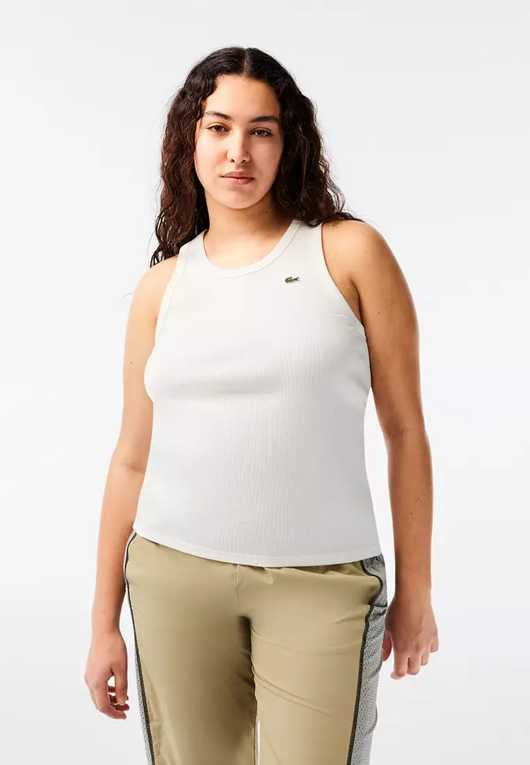 Women’s Lacoste Slim Fit Organic Cotton Tank Top