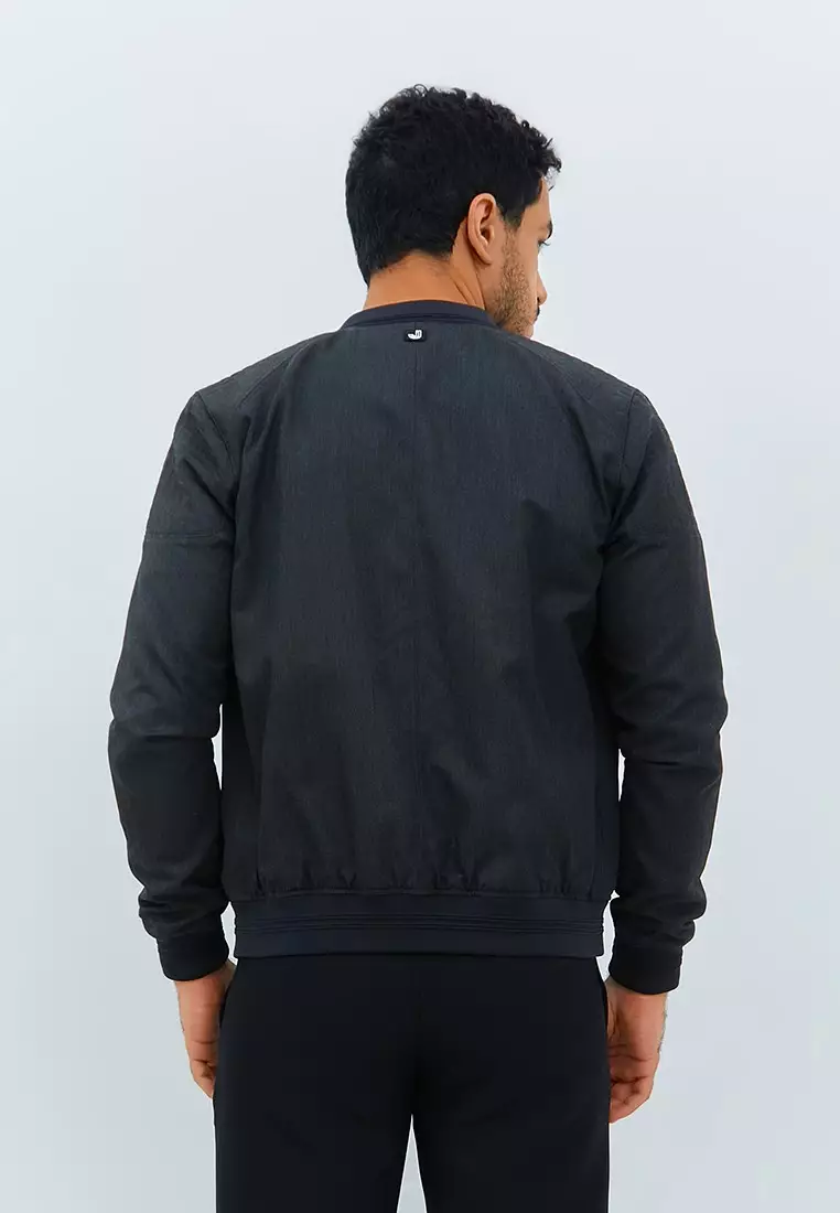 Jobb Weyhill Jacket Pria Slim Fit Dark Grey