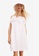 H&M white Flounce-Trimmed Dress 732EBAA024B68AGS_2