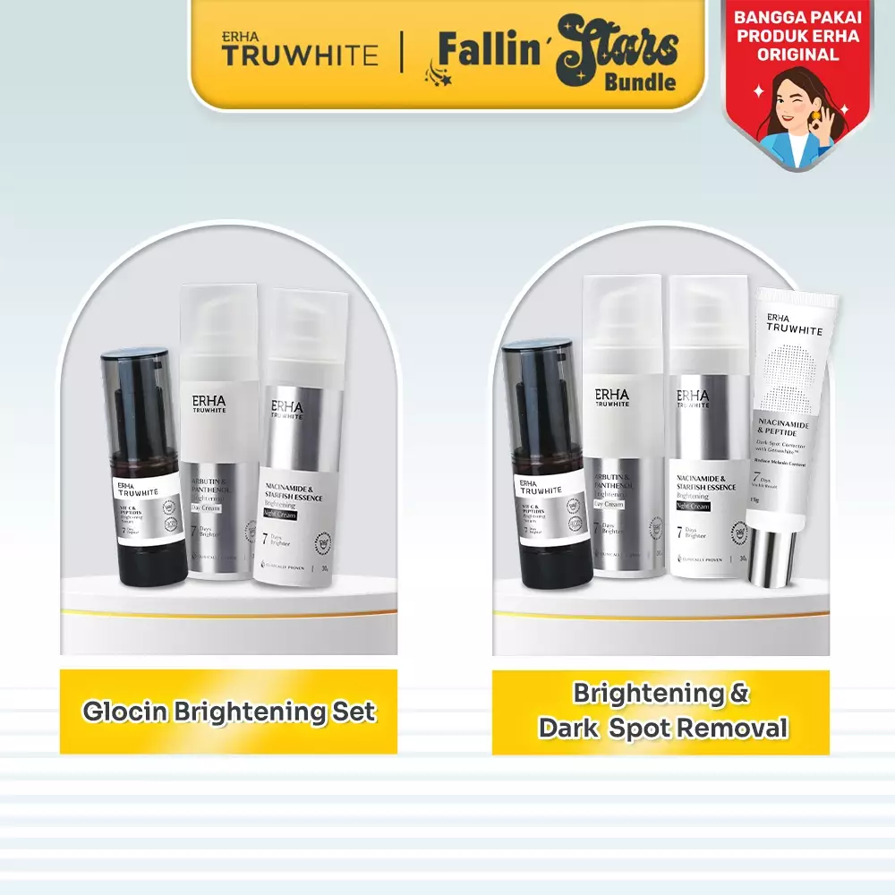 TRUWHITE Brigthening & Dark Spot Removal Set - Paket Pencerah Wajah