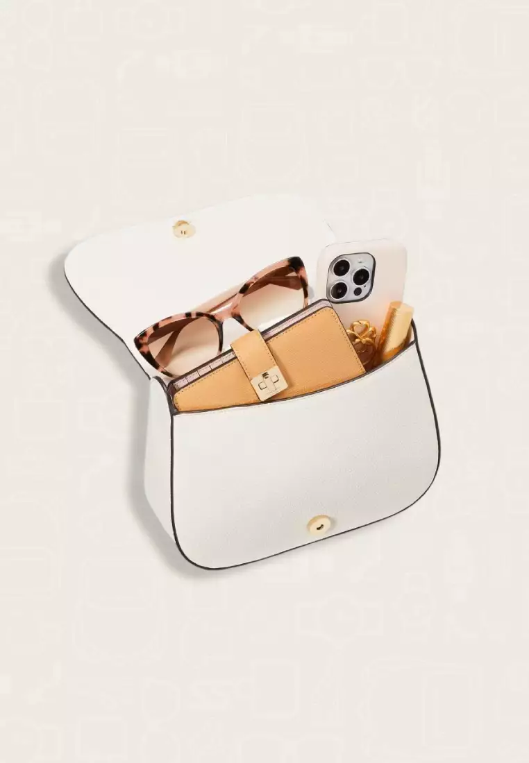 Kate Spade Kyla Top Handle Saddle Bag Meringue