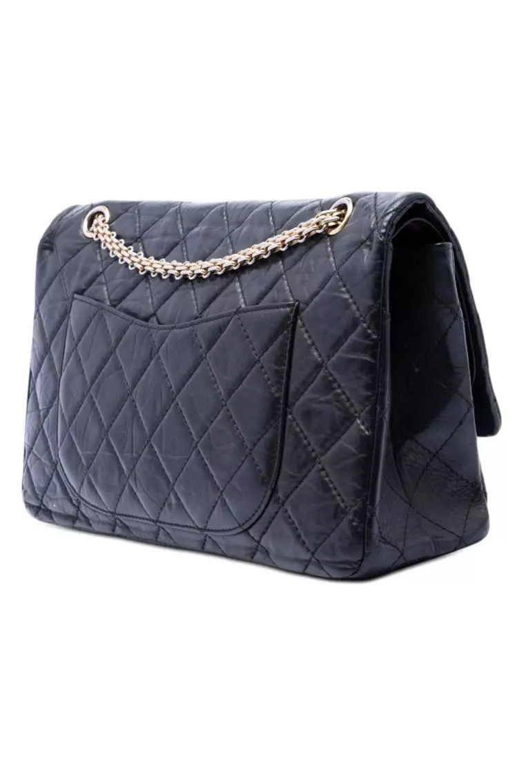 Pre-Loved Chanel Quilted Aged Calfskin Reissue 2.55 Double Flap 227