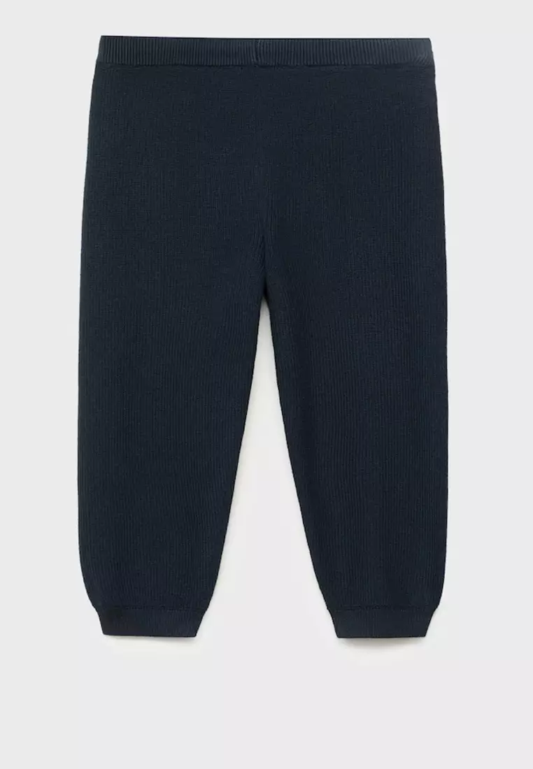 Cotton-Knit Trousers