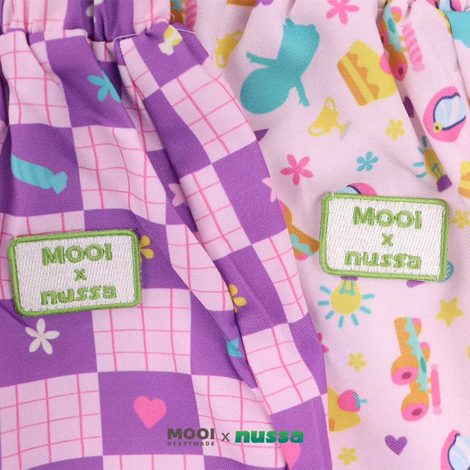 Mooi x Nussa Celana Panjang Anak Perempuan Rarra Pants - Purple