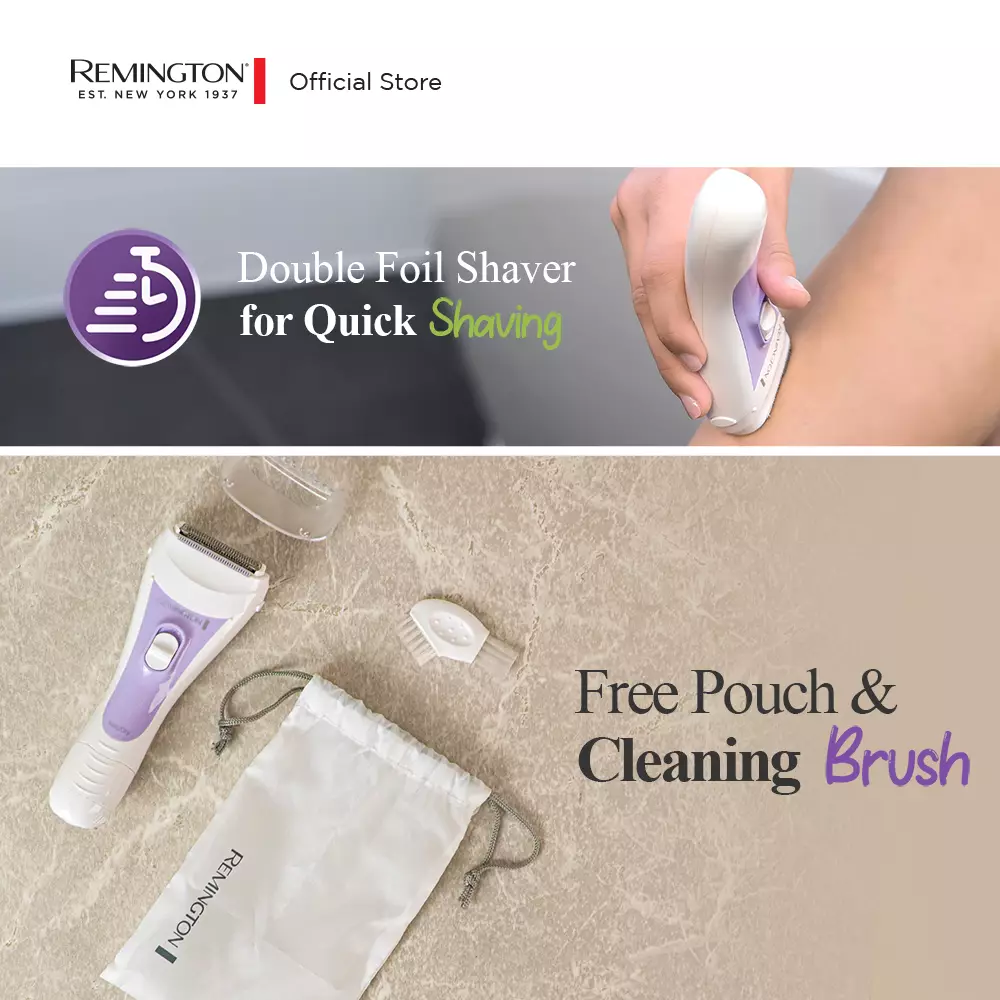 Remington Alat Cukur Rambut Smooth & Silky Lady Shaver WSF5060
