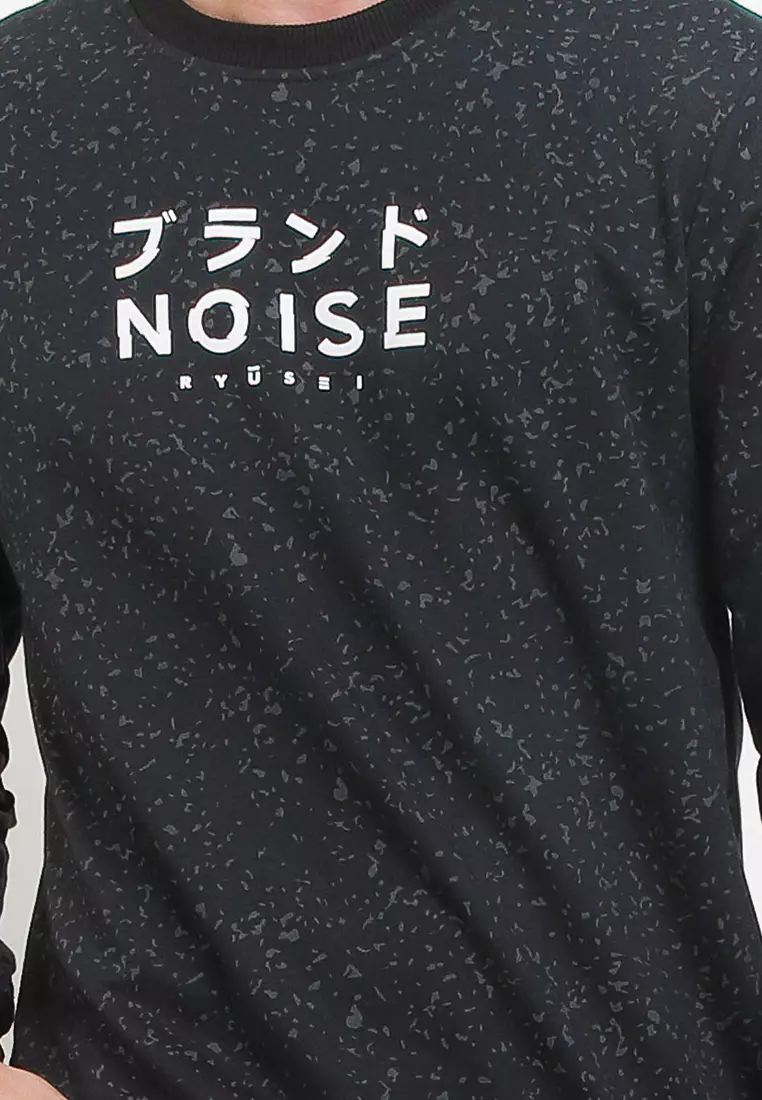 Ryusei Sweater Crewneck Noise Black