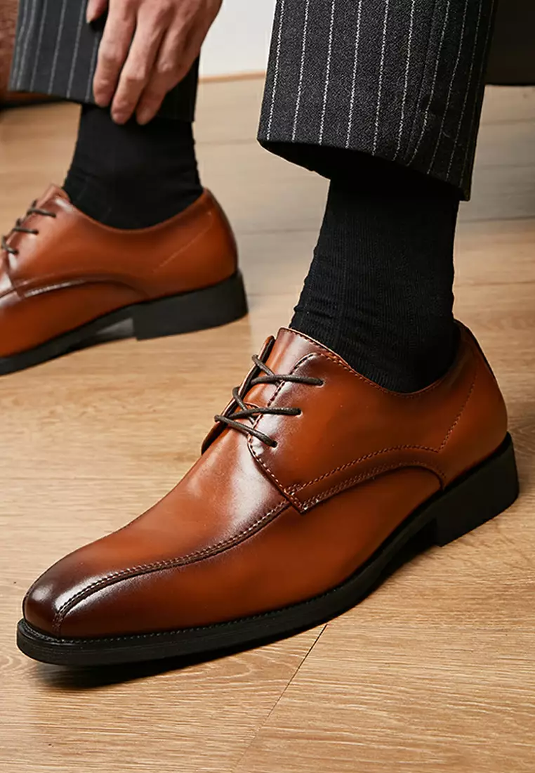 Basic Business Leather Derby Shoes KB3288