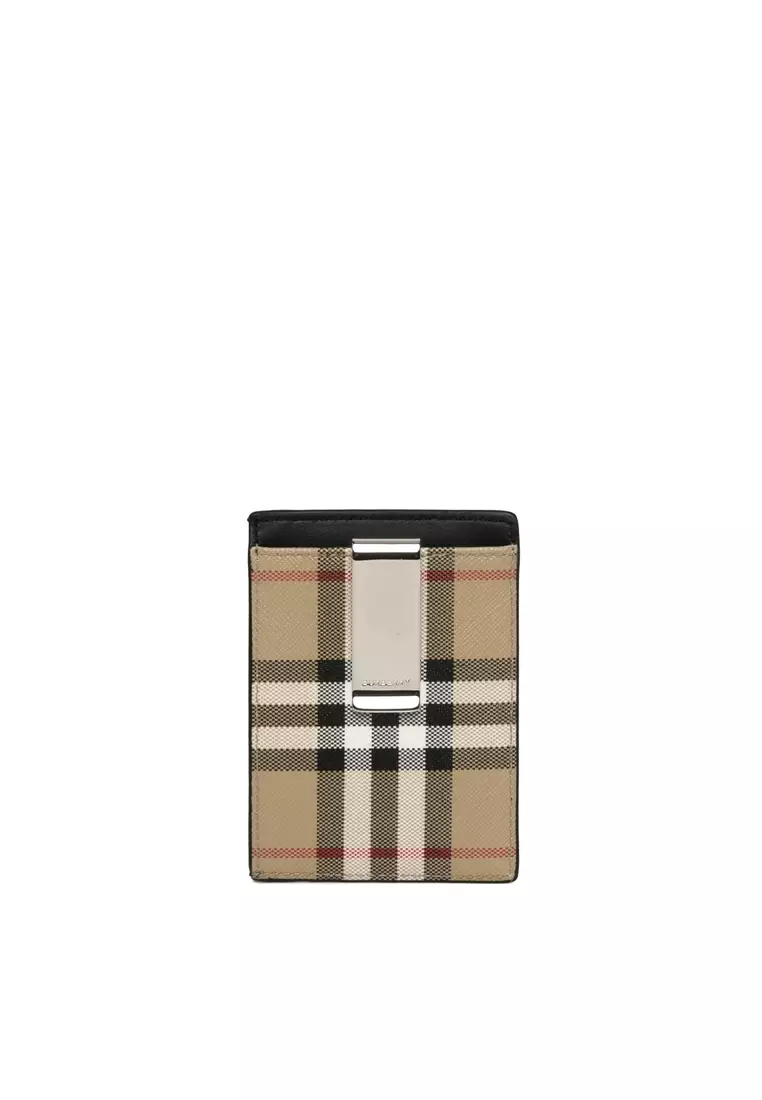 Burberry card case money clip hotsell