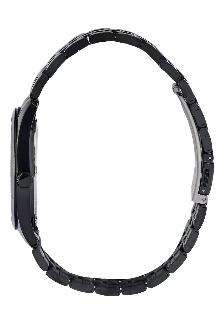 Alba AS9S03X1 Jam Tangan Pria - Black - Stainless Steel