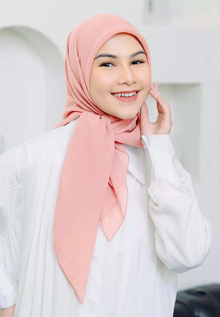 Polly Cotton (Hijab Segiempat Bella Square) Salem