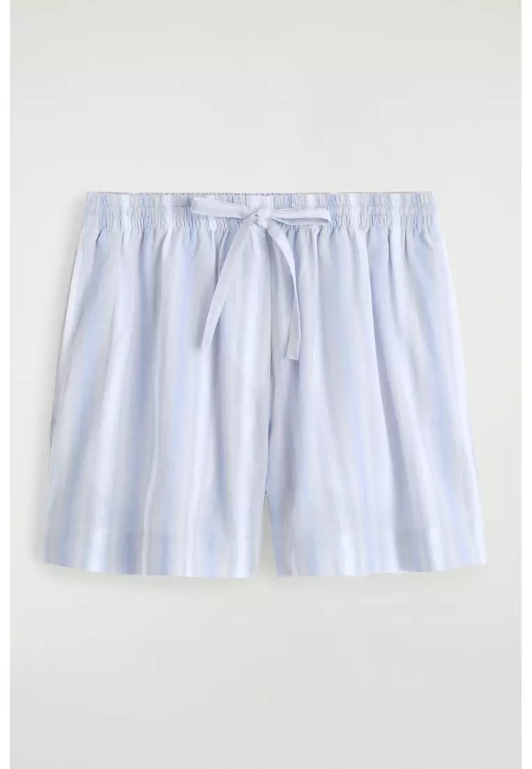 STRIPED SEERSUCKER SHORTS