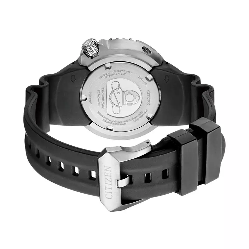 Jam Tangan Pria Citizen Promaster BN1024-01Z Professional Diver Red Dial Black Rubber Strap