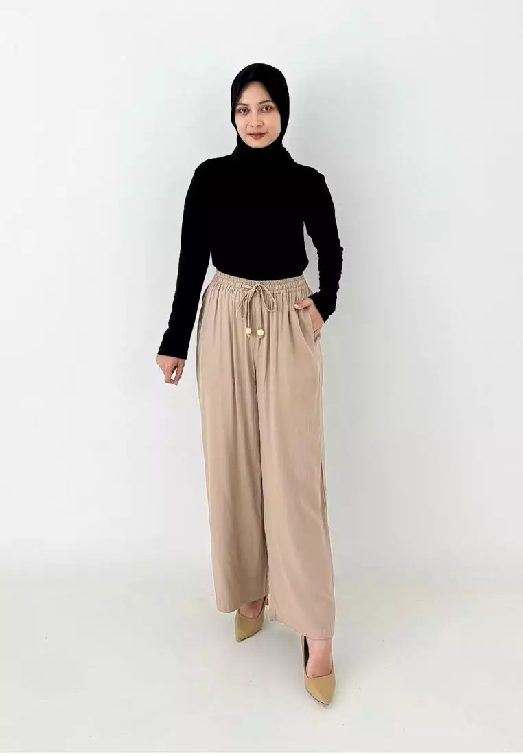 Soft Cotton Culotte (Celana Panjang Basic Katun Wanita) Milo