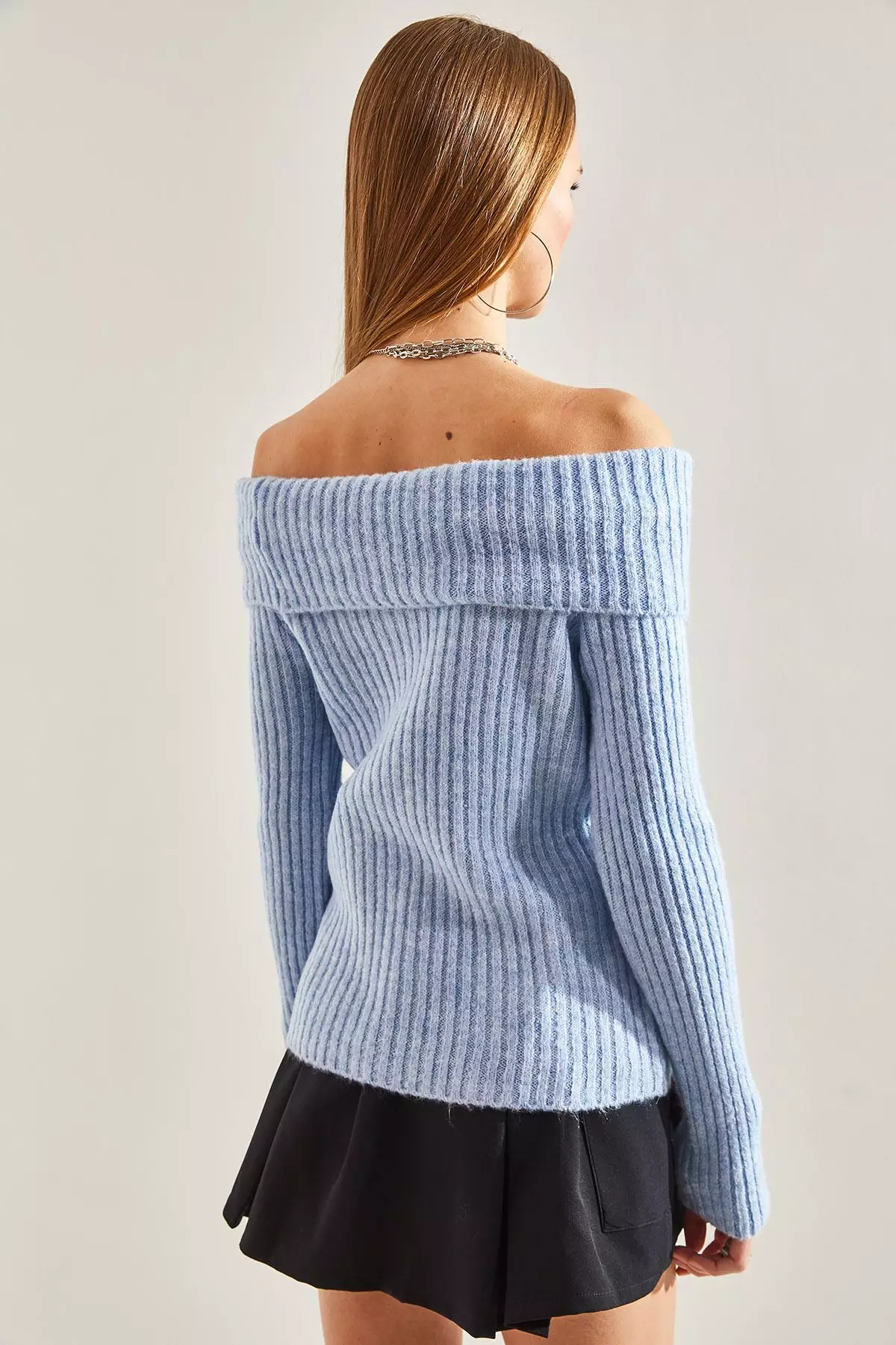 Women's Lace Collar Knitwear Blouse