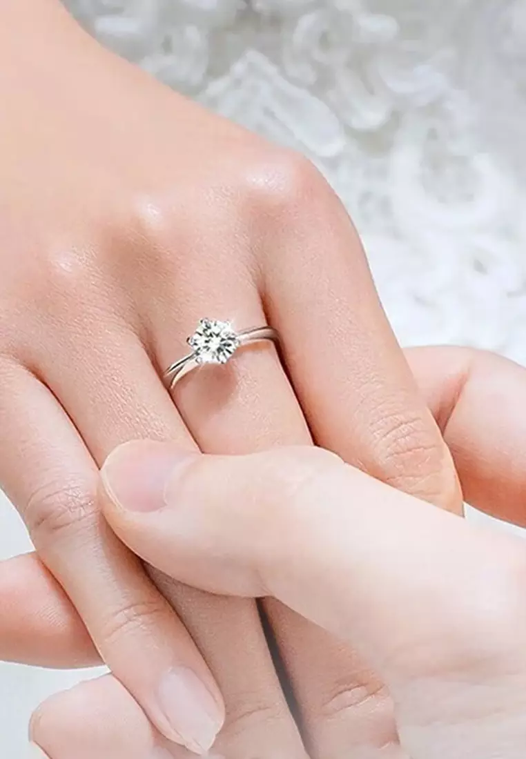 Cincin Wanita Original Aksesoris Cewek Aksesoris Adjustable Tunangan Jewellery Anti karat