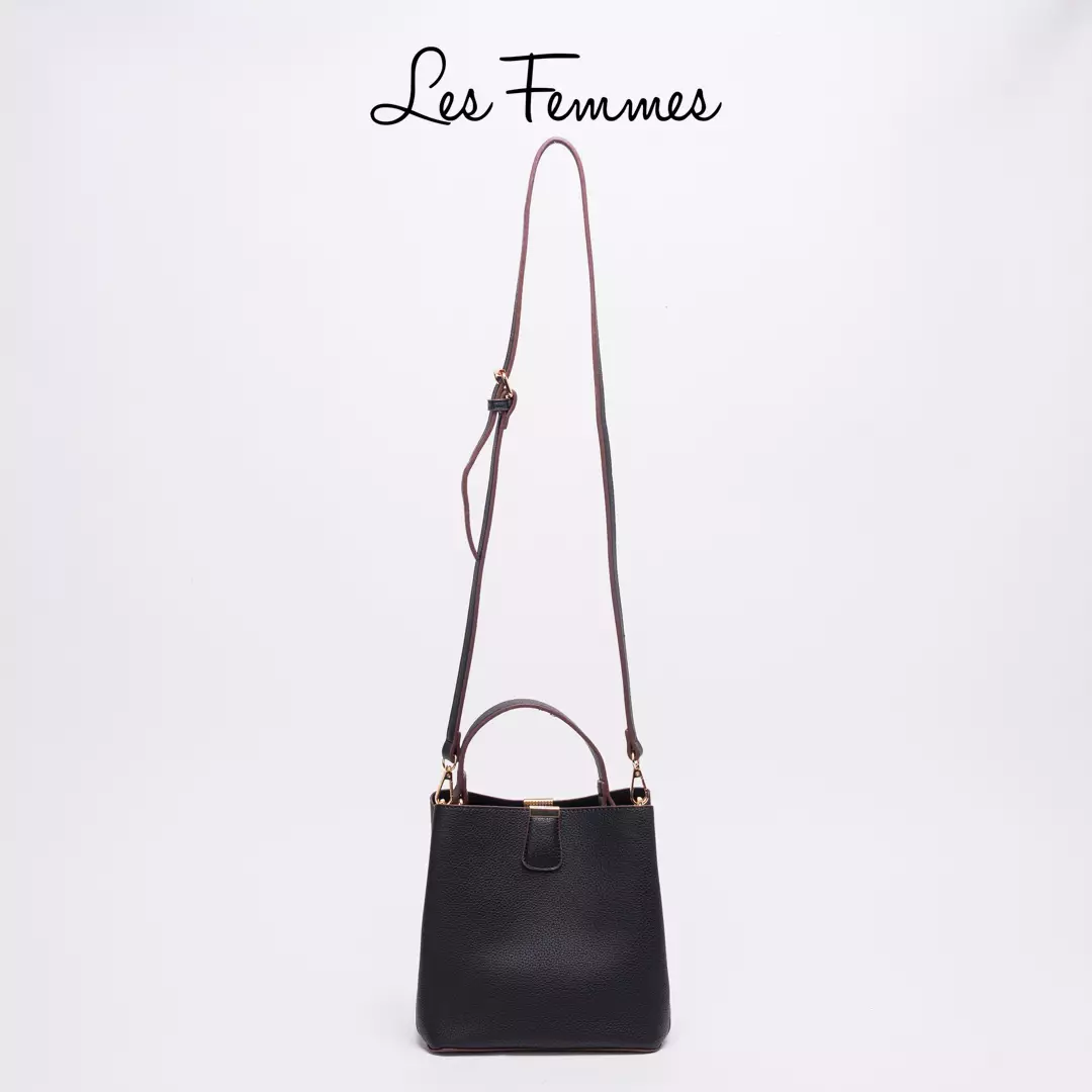 Les Femmes Kallen Bag Tas Selempang Wanita G349 210912 - Colour BLACK