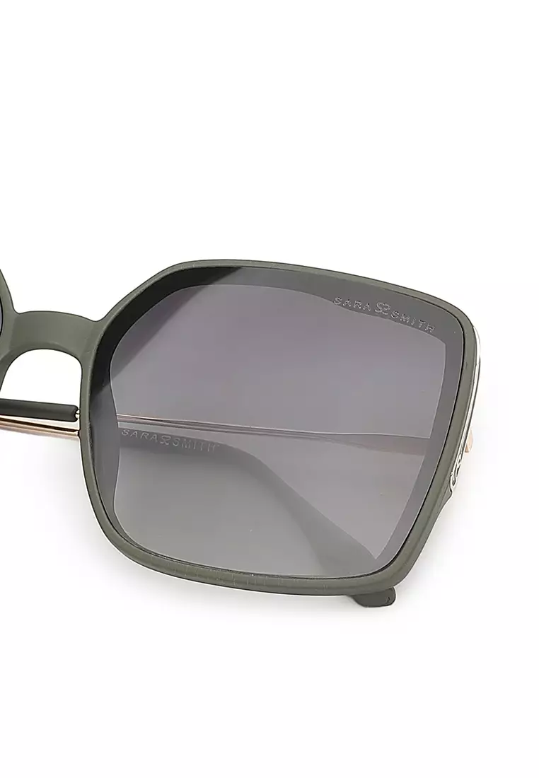 Unisex Fashion Sunglasses - Sand Mud Green