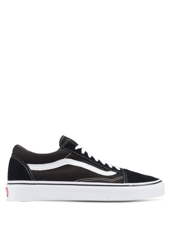 VANS black and white Core Classic Old Skool Sneakers VA142SH90BQJSG_1