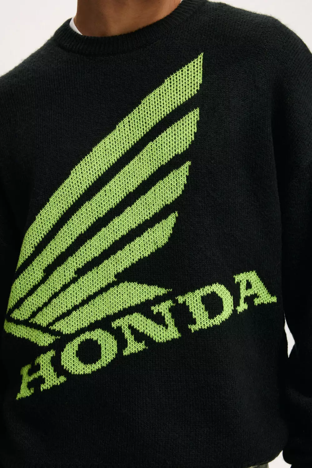 COTTON ON - ATASAN - HONDA BOX FIT CREW KNIT