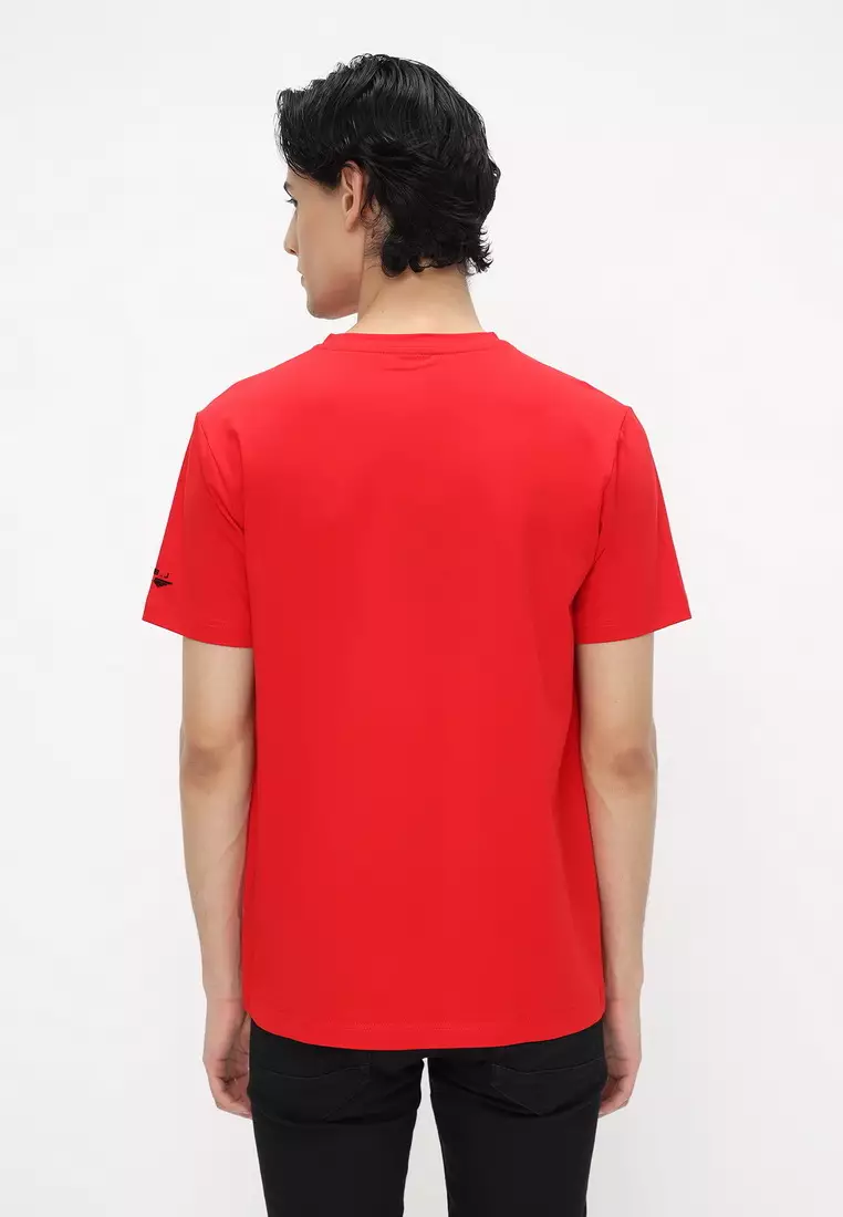 RBJ T-Shirt Cotton Spandex Emboss Pria 2482370761