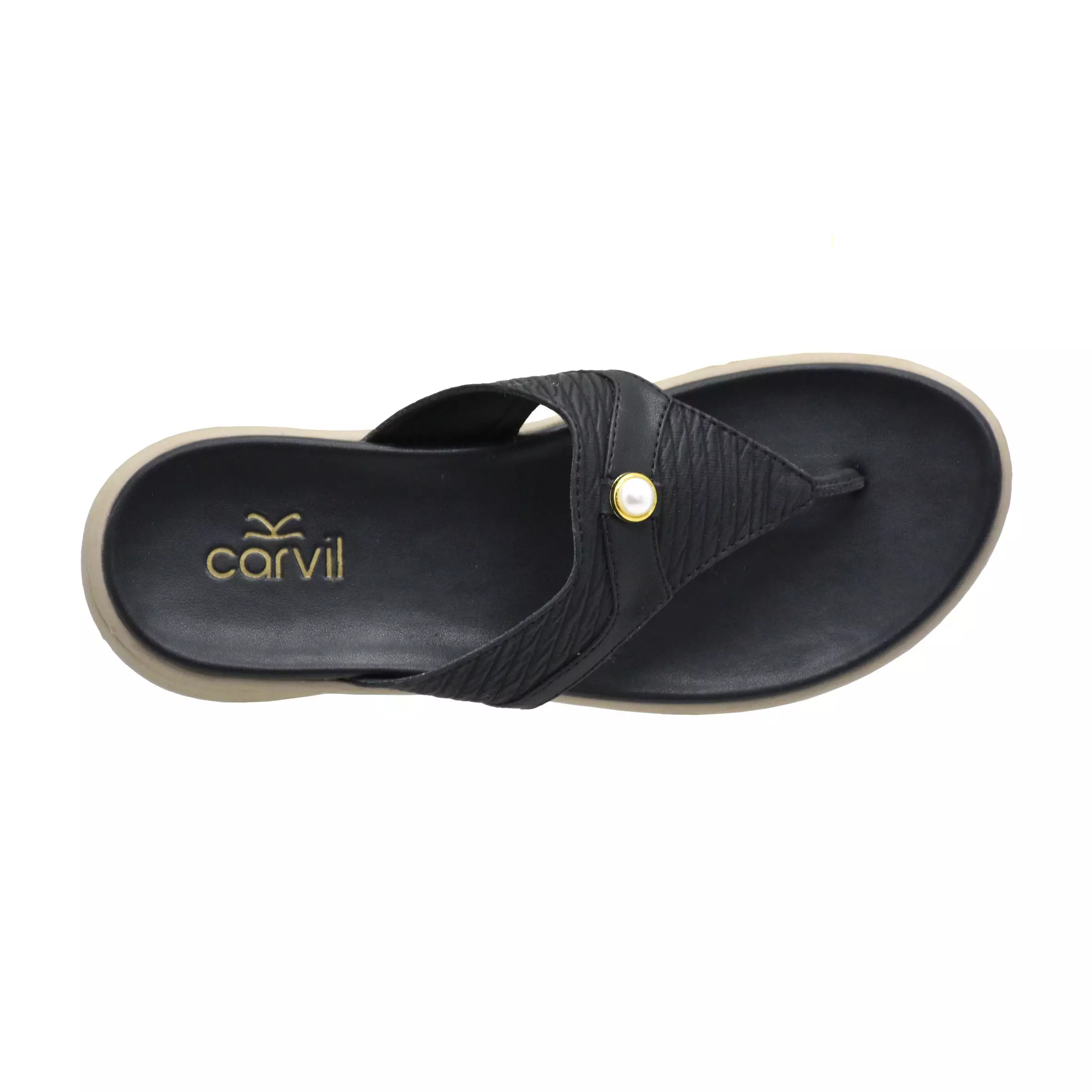 Carvil Sandal Wanita Fukui-01 L Black