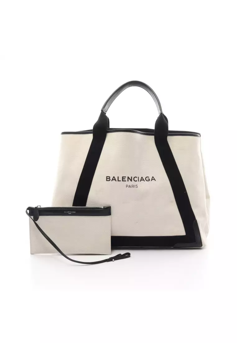 Balenciaga cabas canvas online tote