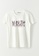 LC WAIKIKI white and beige Crew Neck Printed Short Sleeve Cotton Women's T-Shirt BB0CDAA999E1A7GS_6