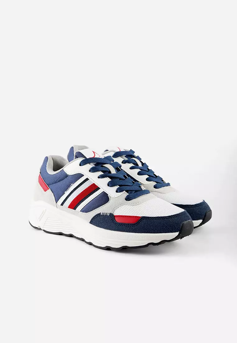 Jackson Gufi 1JY Navy Red - Sepatu Sneakers