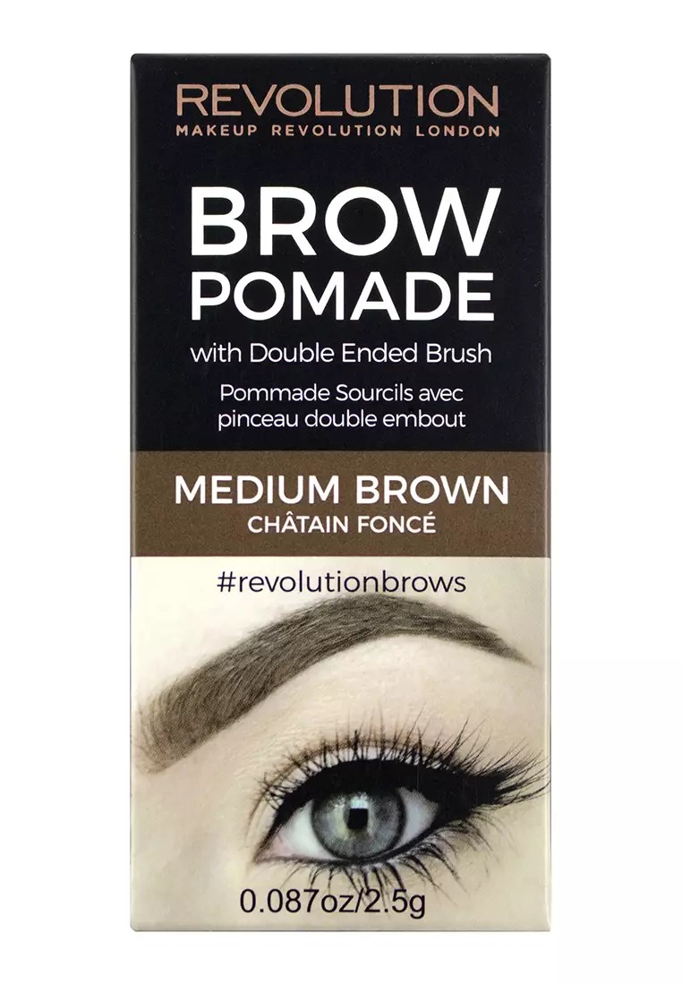 Revolution Brow Pomade Medium Brown