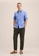 MANGO Man blue Short Sleeve Linen-Blend Shirt 4AD13AAE5DA2EFGS_4