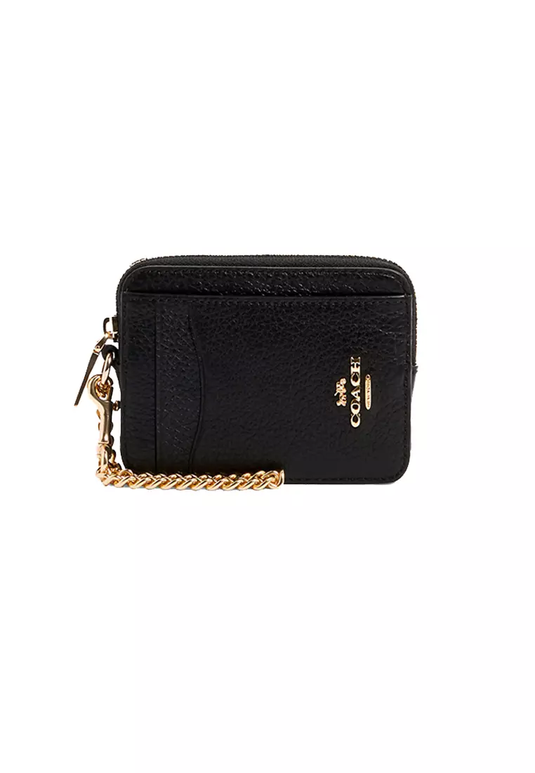 Zip Card Case Black 6303