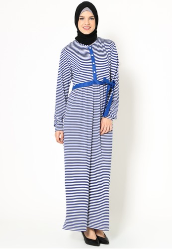 Gamis Candy Stripes Blue