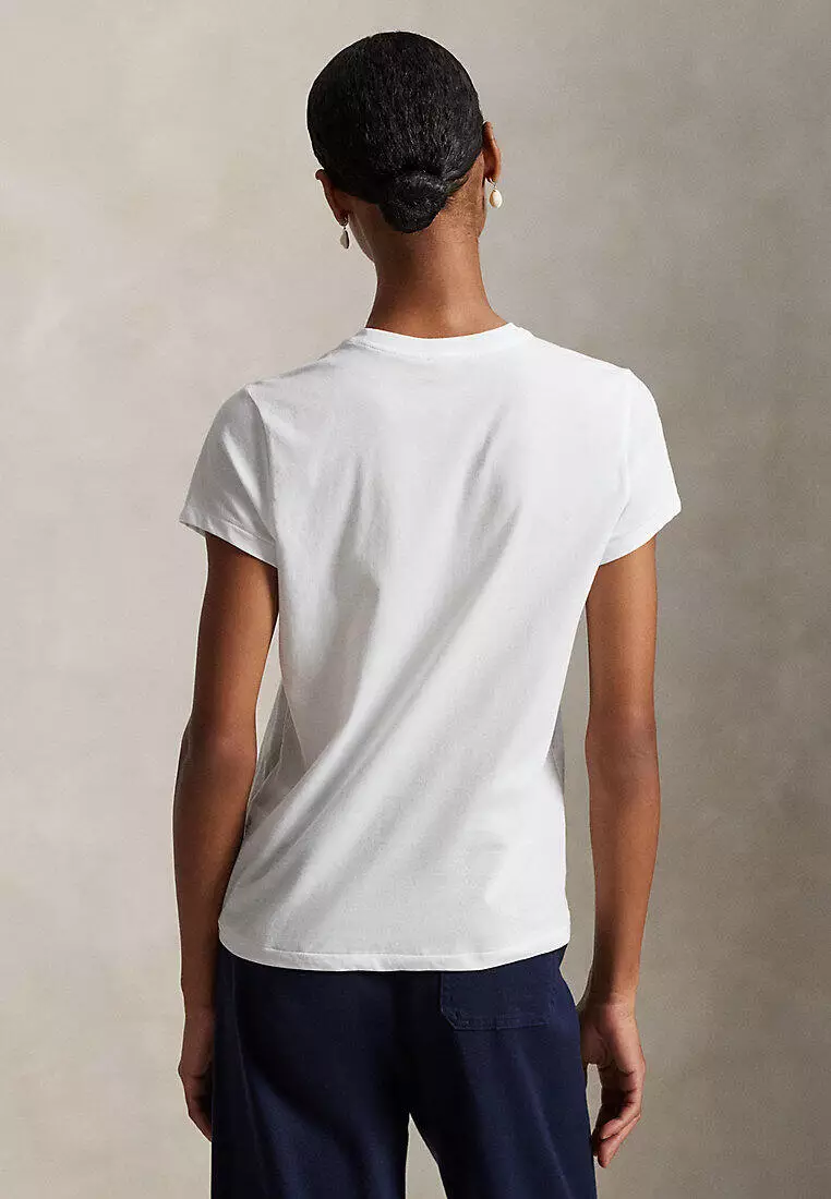 Cotton Jersey Crewneck Tee