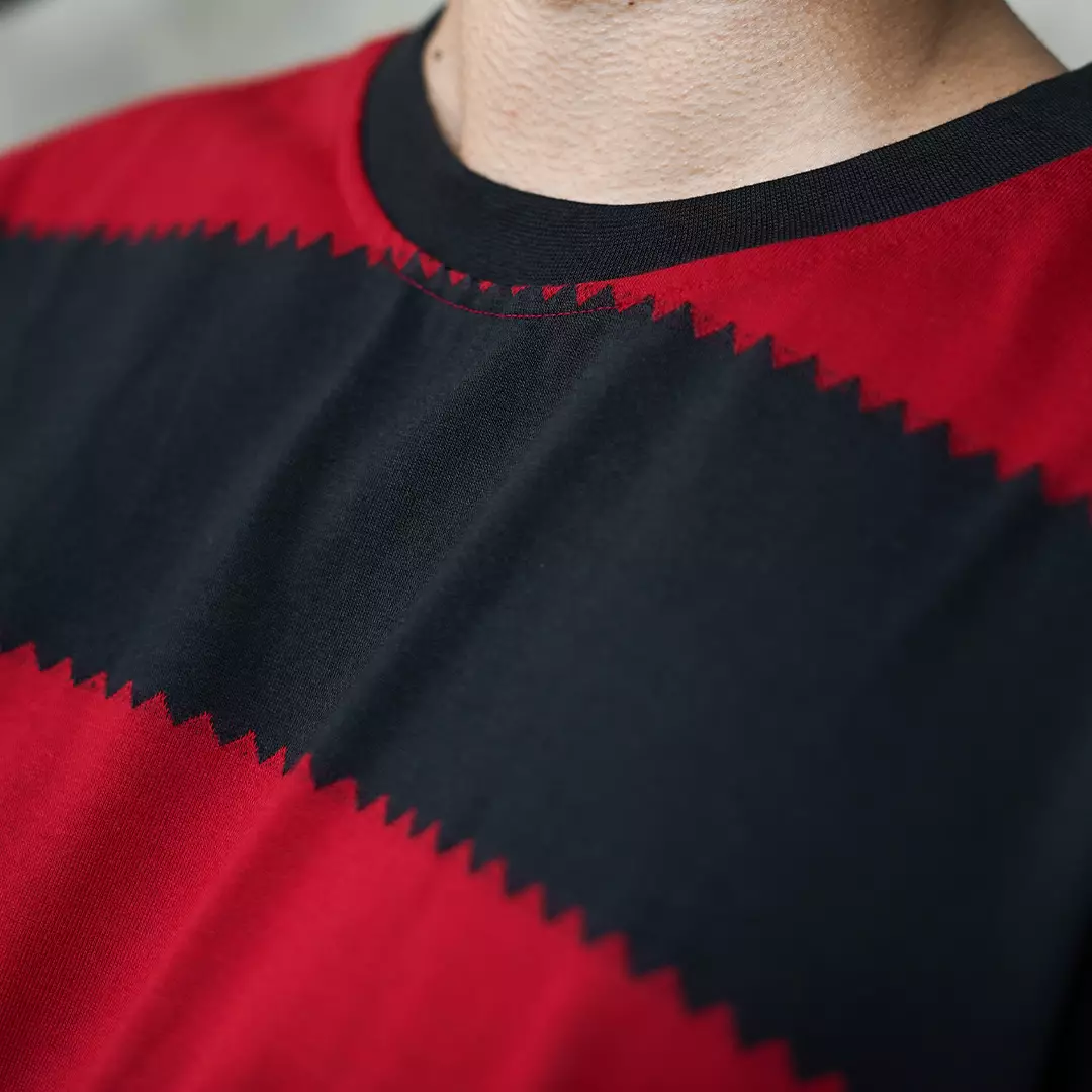 MATSUDA Kaos Oversize 20s Stripe T shirt Katun Ogori