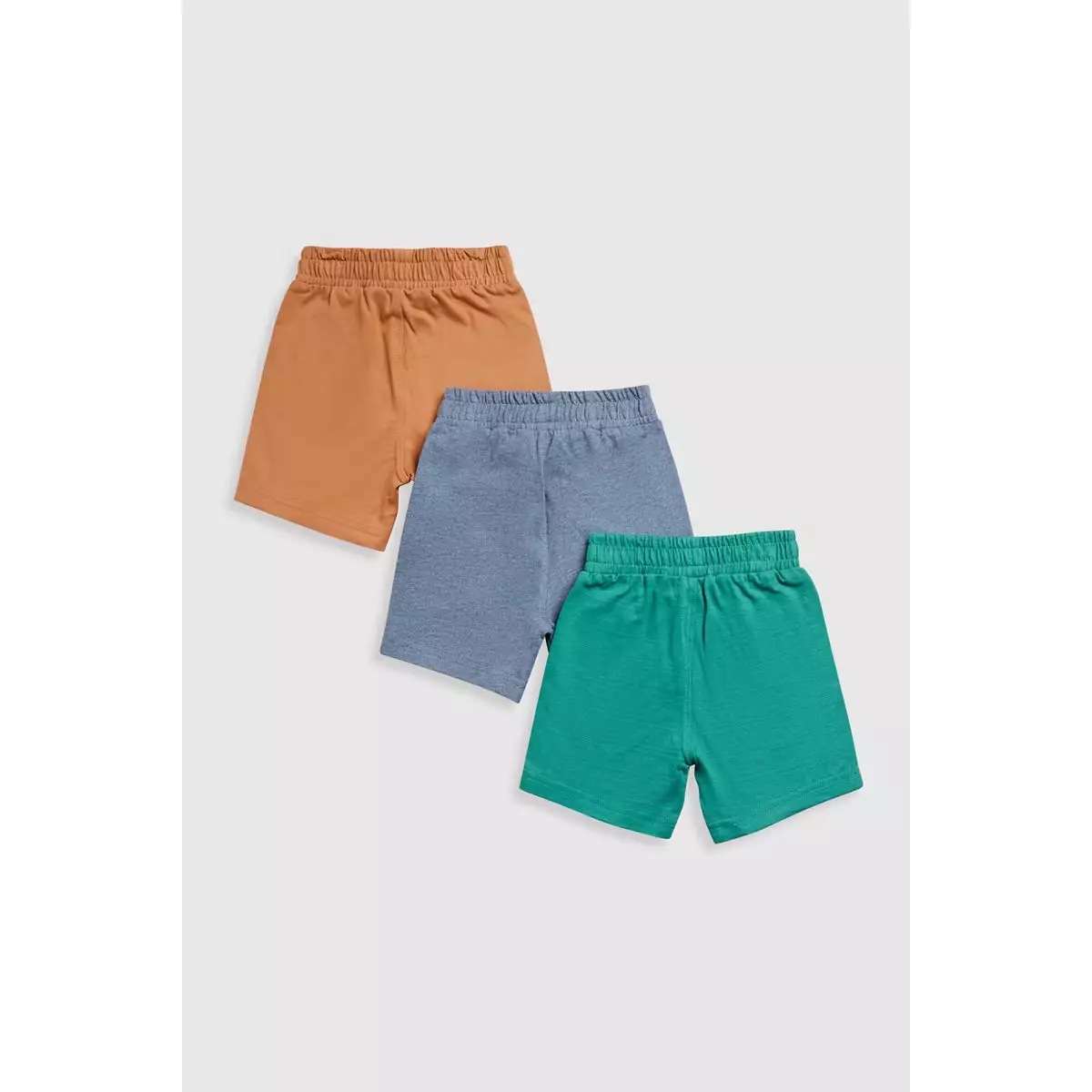 Mothercare Jersey Shorts - 3 Pack - Celana Pendek Bayi Laki-laki (Cokelat)