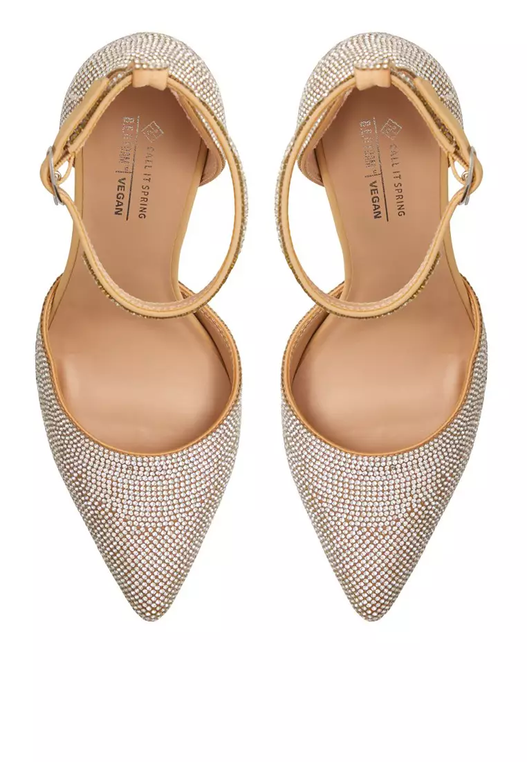 Joliie Ankle Strap Pump Heels