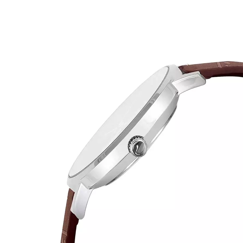 Jam Tangan Wanita Casio LTP-VT01L-2BUDF Analog Blue Dial Brown Leather Strap